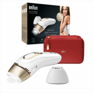 Epilator IPL Braun Silk-expert PRO 5 PL5160 senzor automat & continuu skin pro 2.0, 400.000 impulsuri, 10 niveluri de intensitate, 125 de impulsuri pe minut, cap de precizie,...