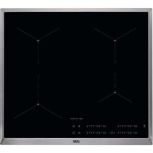Plita incorporabila AEG IAE64413XB, Inductie, 4 zone de gatit, Touch Control, Conectivitate hota, SenseBoil, Timer, 60 cm, Negru