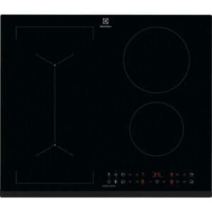 Plita incorporabila Electrolux LIV63431BK, Inductie, 4 zone de gatit, Touch control, Timer, Booster, 60 cm, Negru